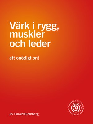 cover image of Värk i rygg, muskler och leder